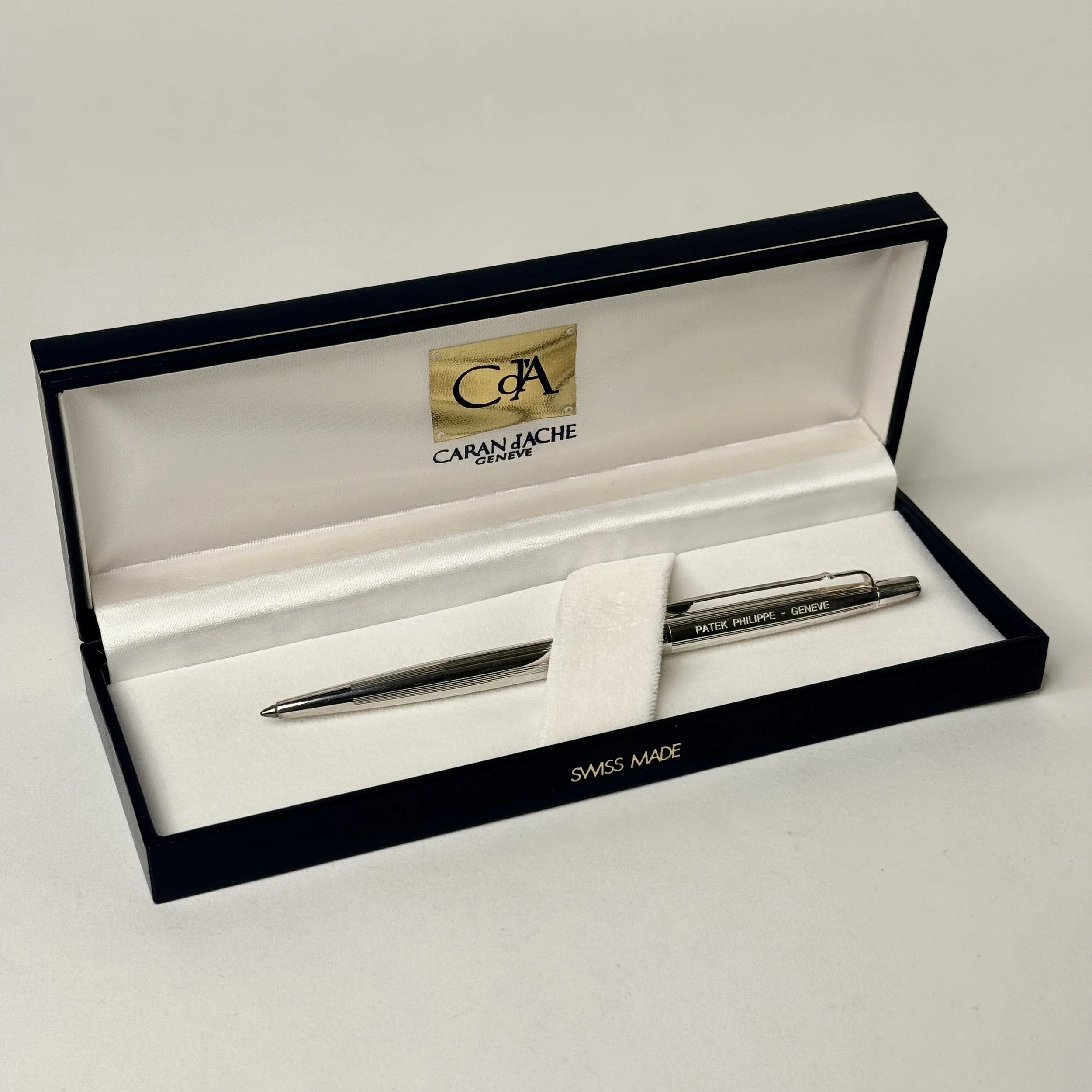 Patek Philippe × Caran d'Ache Silver Guilloché Ballpoint Pen